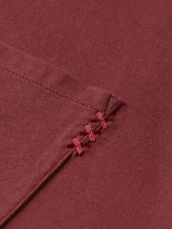 Sale Scotch & Soda 3 crosses loose fit chest pocket t-shirt Wine