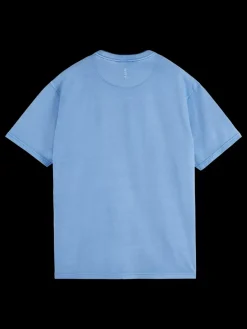 Clearance Scotch & Soda 3 crosses program loose fit t-shirt ss MysticBlue