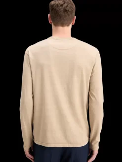 Clearance Scotch & Soda 3 CROSSES PROGRAM RELAXED FIT T-SHIRT LS Mocha