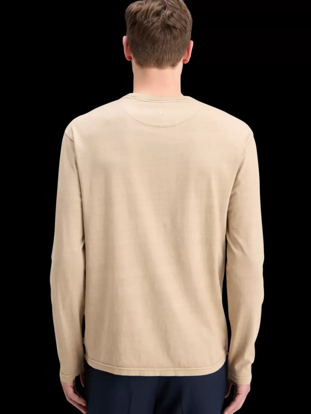 Clearance Scotch & Soda 3 CROSSES PROGRAM RELAXED FIT T-SHIRT LS Mocha