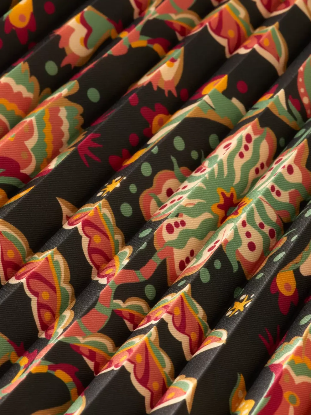 Best Scotch & Soda ALLOVER PRINTED PLEATED MIDI SKIRT SanFranFlower