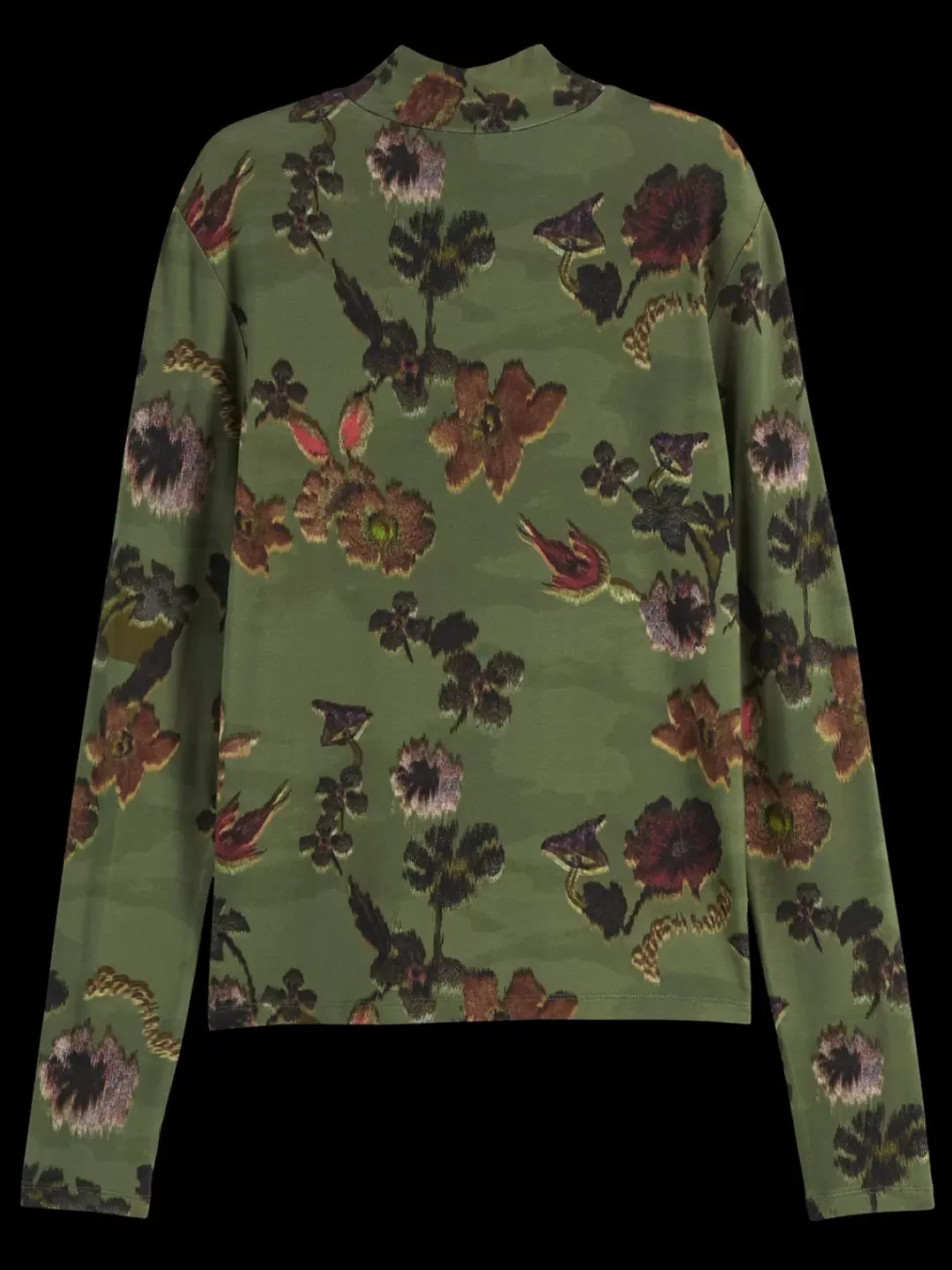 Fashion Scotch & Soda AOP LONG SLEEVE T-SHIRT