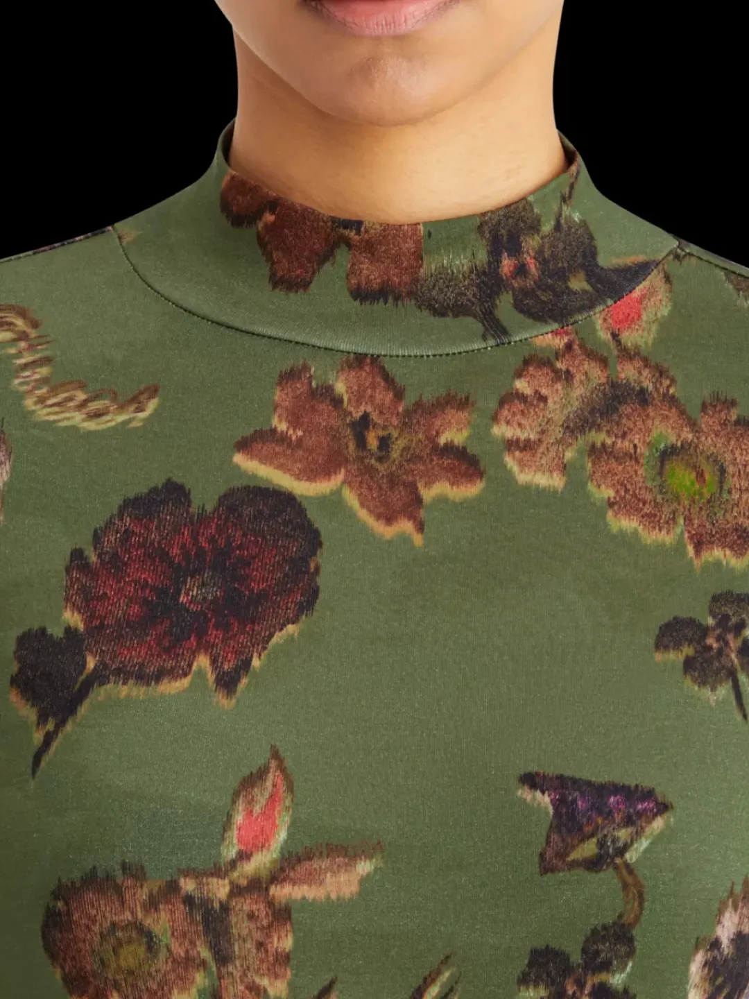 Fashion Scotch & Soda AOP LONG SLEEVE T-SHIRT