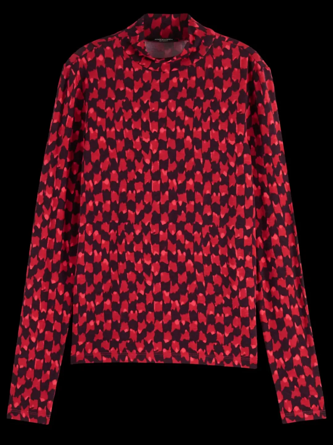 Fashion Scotch & Soda AOP LONG SLEEVE T-SHIRT
