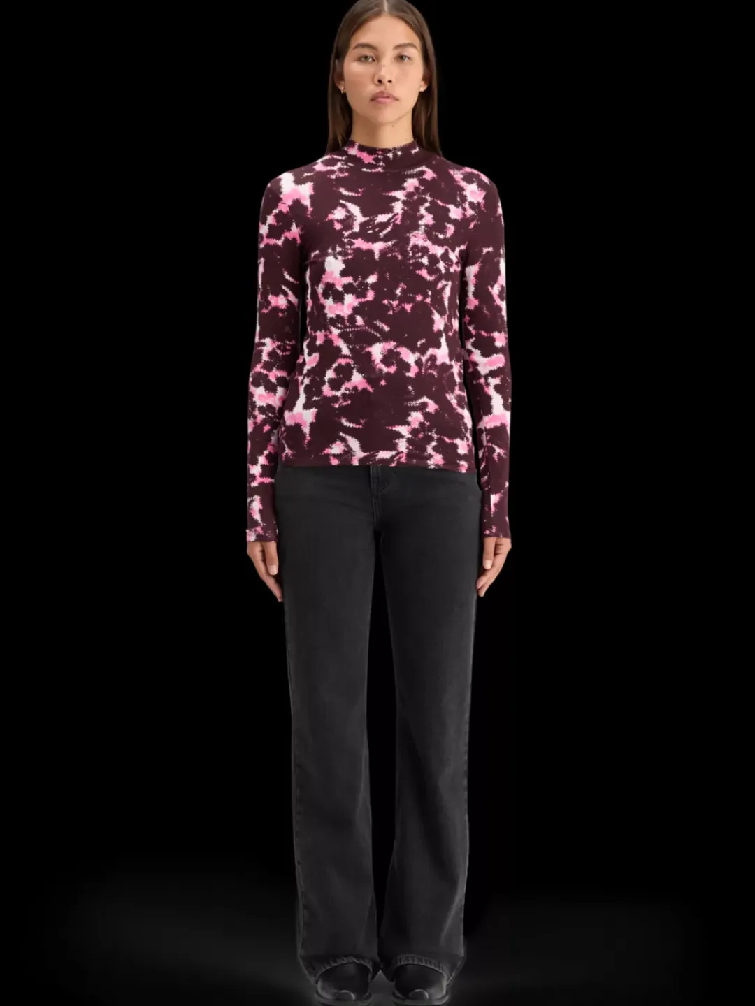 Sale Scotch & Soda AOP PRINTED LONG SLEEVE T-SHIRT