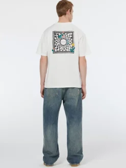 Clearance Scotch & Soda Artwork relaxed fit t-shirt Swan