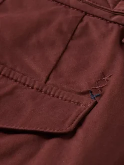 Discount Scotch & Soda BLAKE - PLEATED SATINE CHINO RichMahogany