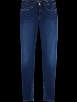 Outlet Scotch & Soda BOHEMIENNE PLUS SKINNY JEANS - BLUE LINE BlueLine