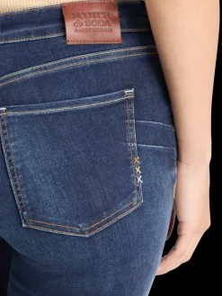 Outlet Scotch & Soda BOHEMIENNE PLUS SKINNY JEANS - BLUE LINE BlueLine