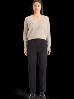 Discount Scotch & Soda BOUCL V-NECK RELAXED PULLOVER OatmealMelange
