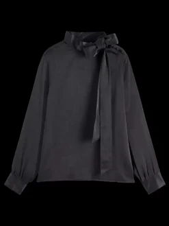 New Scotch & Soda BOW NECK TOP
