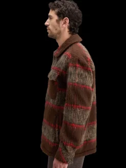 New Scotch & Soda BRUSHED WOOL BLEND OVERSHIRT Parchment