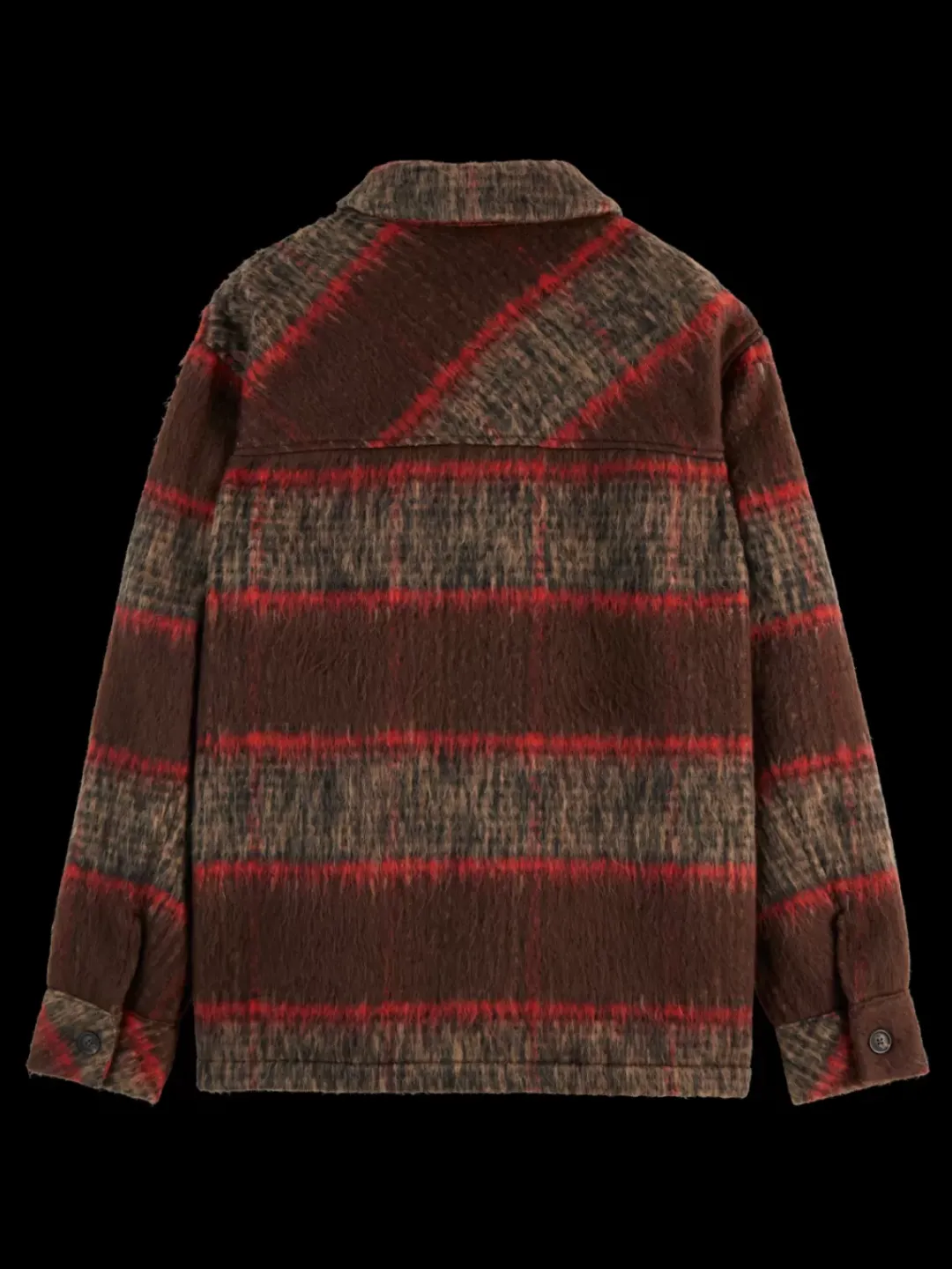 New Scotch & Soda BRUSHED WOOL BLEND OVERSHIRT Parchment