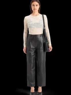 Outlet Scotch & Soda BURN OUT AOP LONG SLEEVE T-SHIRT SoftIce