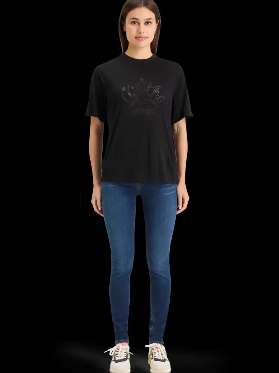 Fashion Scotch & Soda BURN OUT ARTWORK RELAXED FIT T-SHIRT