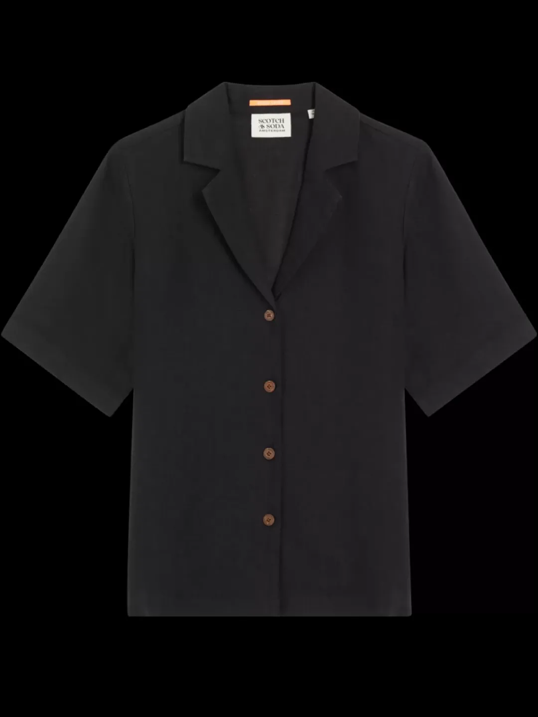 Discount Scotch & Soda CAMP SHIRT IN LINEN