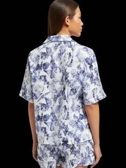 Discount Scotch & Soda CAMP SHIRT IN LINEN
