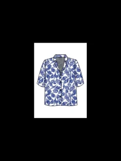 Discount Scotch & Soda CAMP SHIRT IN LINEN