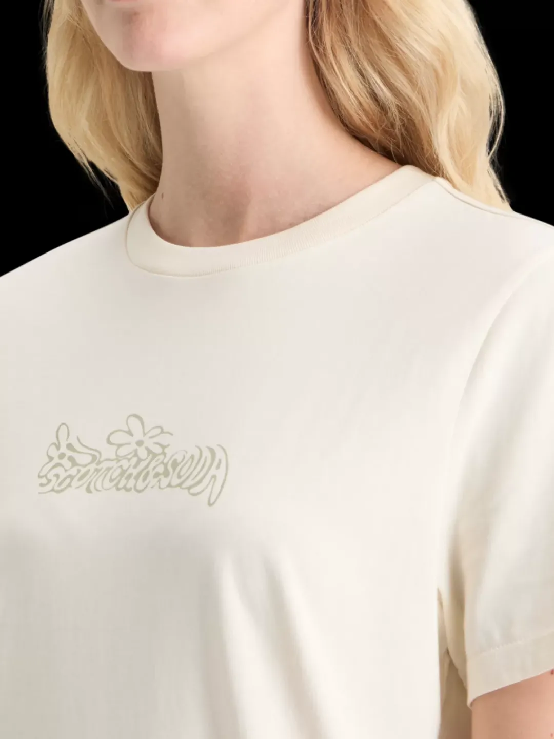 Clearance Scotch & Soda CHEST ARTWORK REGULAR FIT T-SHIRT