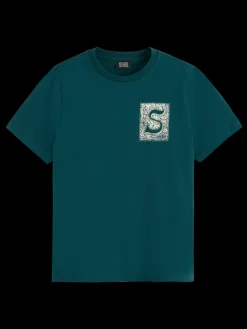 Clearance Scotch & Soda CHEST ARTWORK REGULAR FIT T-SHIRT