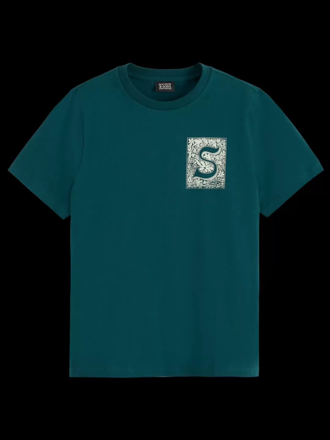 Clearance Scotch & Soda CHEST ARTWORK REGULAR FIT T-SHIRT