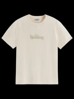 Clearance Scotch & Soda CHEST ARTWORK REGULAR FIT T-SHIRT