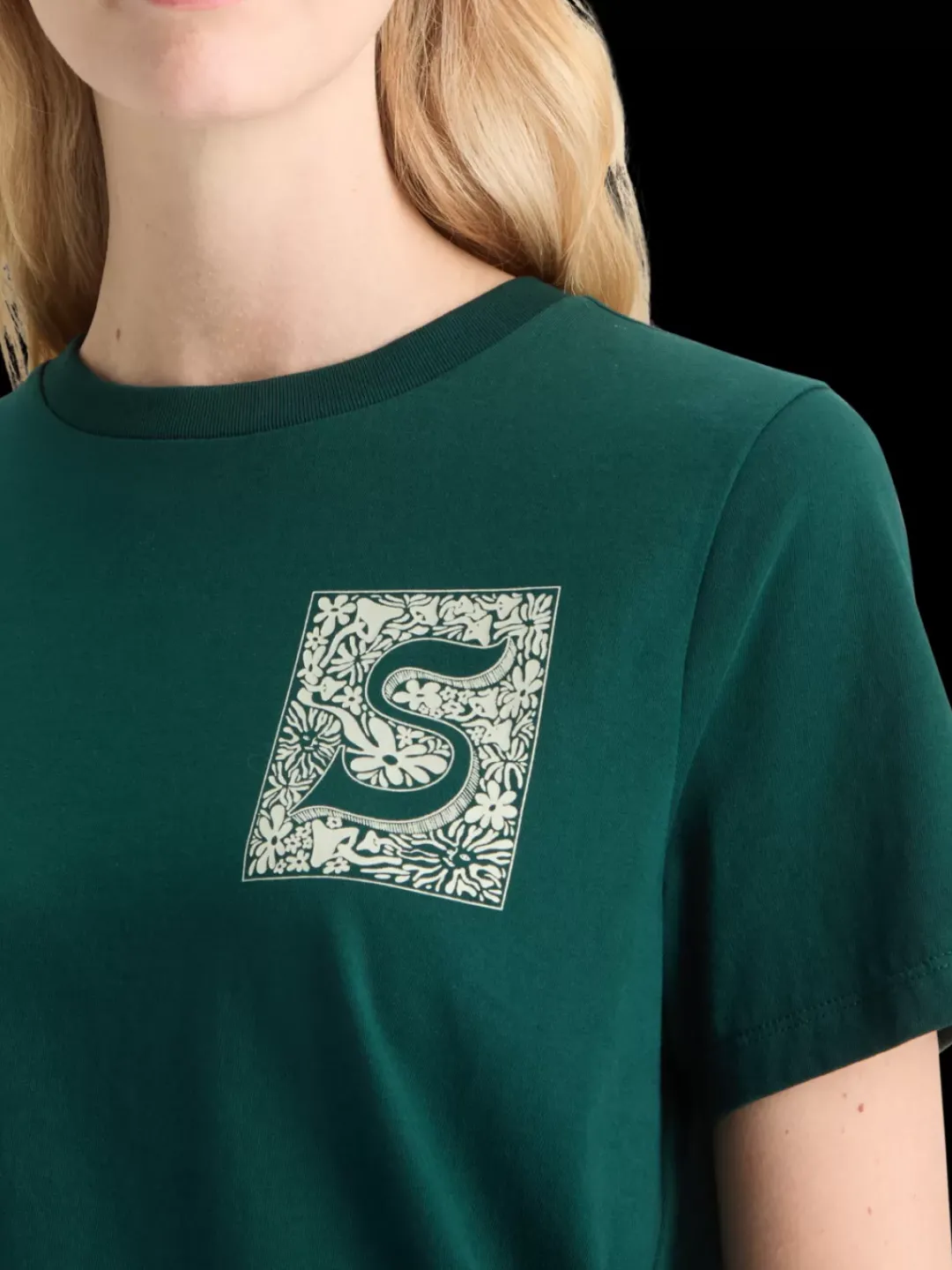 Clearance Scotch & Soda CHEST ARTWORK REGULAR FIT T-SHIRT