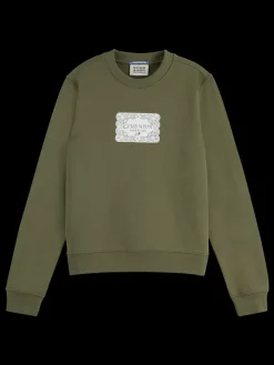 Clearance Scotch & Soda Chest artwork regular sweatshirt