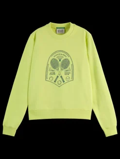 Clearance Scotch & Soda Chest artwork regular sweatshirt