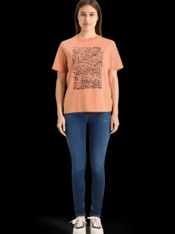 Outlet Scotch & Soda CHEST ARTWORK RELAXED FIT T-SHIRT