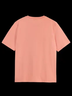 Outlet Scotch & Soda CHEST ARTWORK RELAXED FIT T-SHIRT