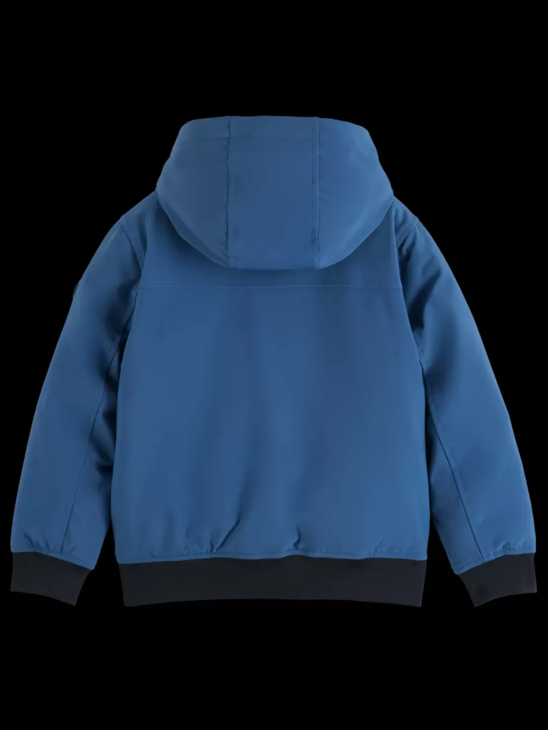 Online Scotch & Soda CLASSIC HOODED SOFT-SHELL JACKET HeritageBlue