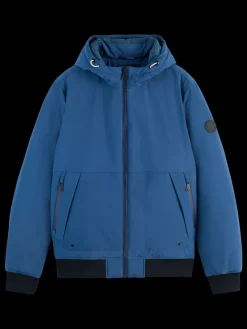 Outlet Scotch & Soda CLASSIC STRETCH HOODED SOFTSHELL