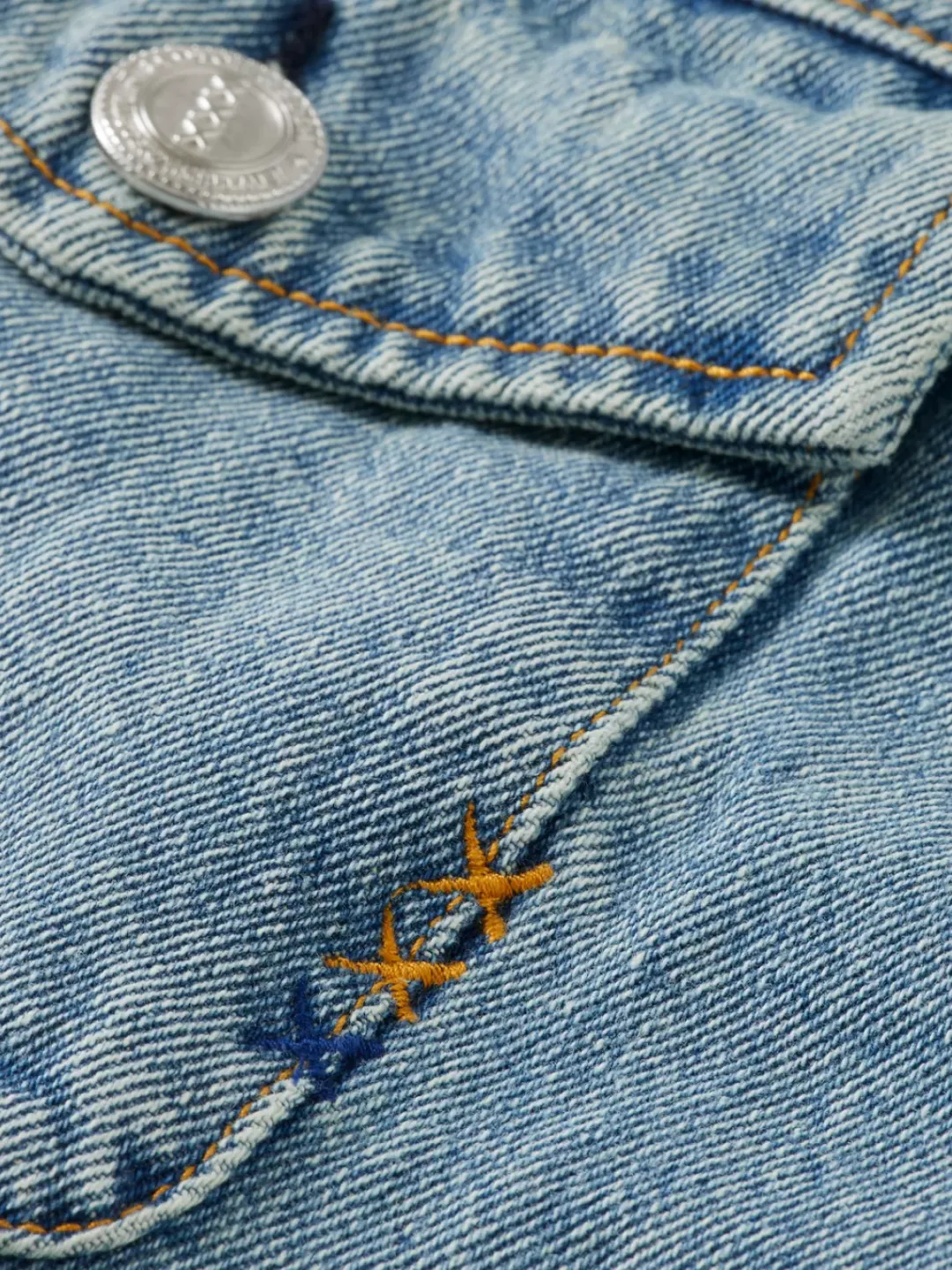 Fashion Scotch & Soda CORD COLLAR INDIGO TEDDY JACKET WashedIndigo