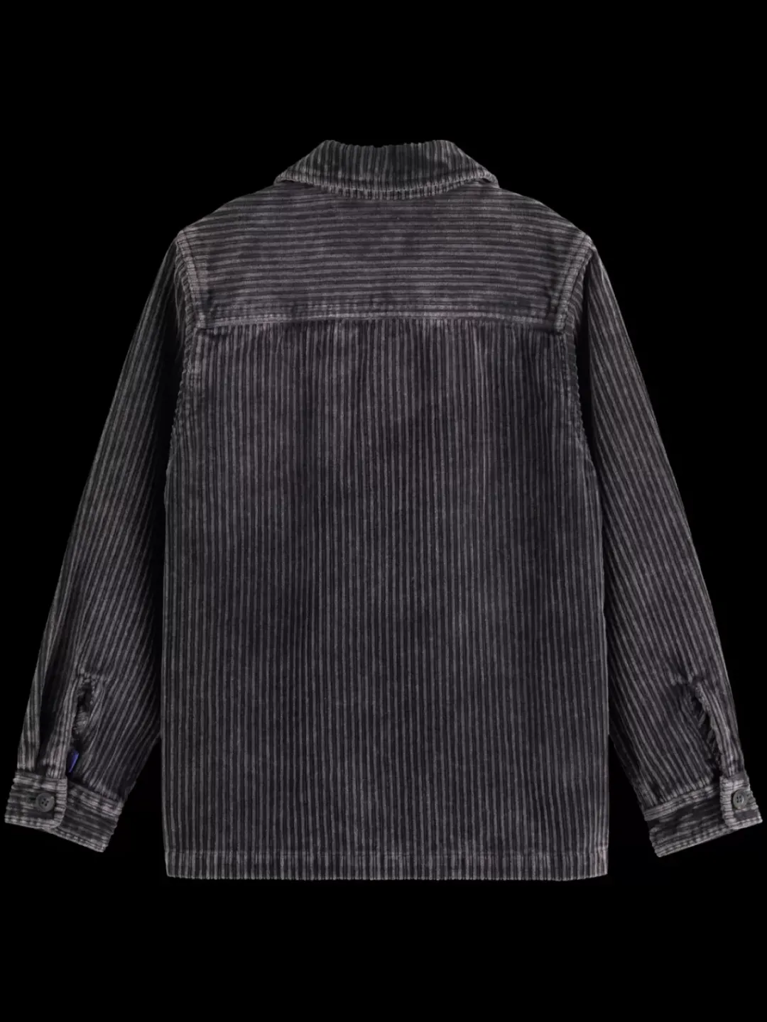 Outlet Scotch & Soda CORDUROY OVERSHIRT Charcoal