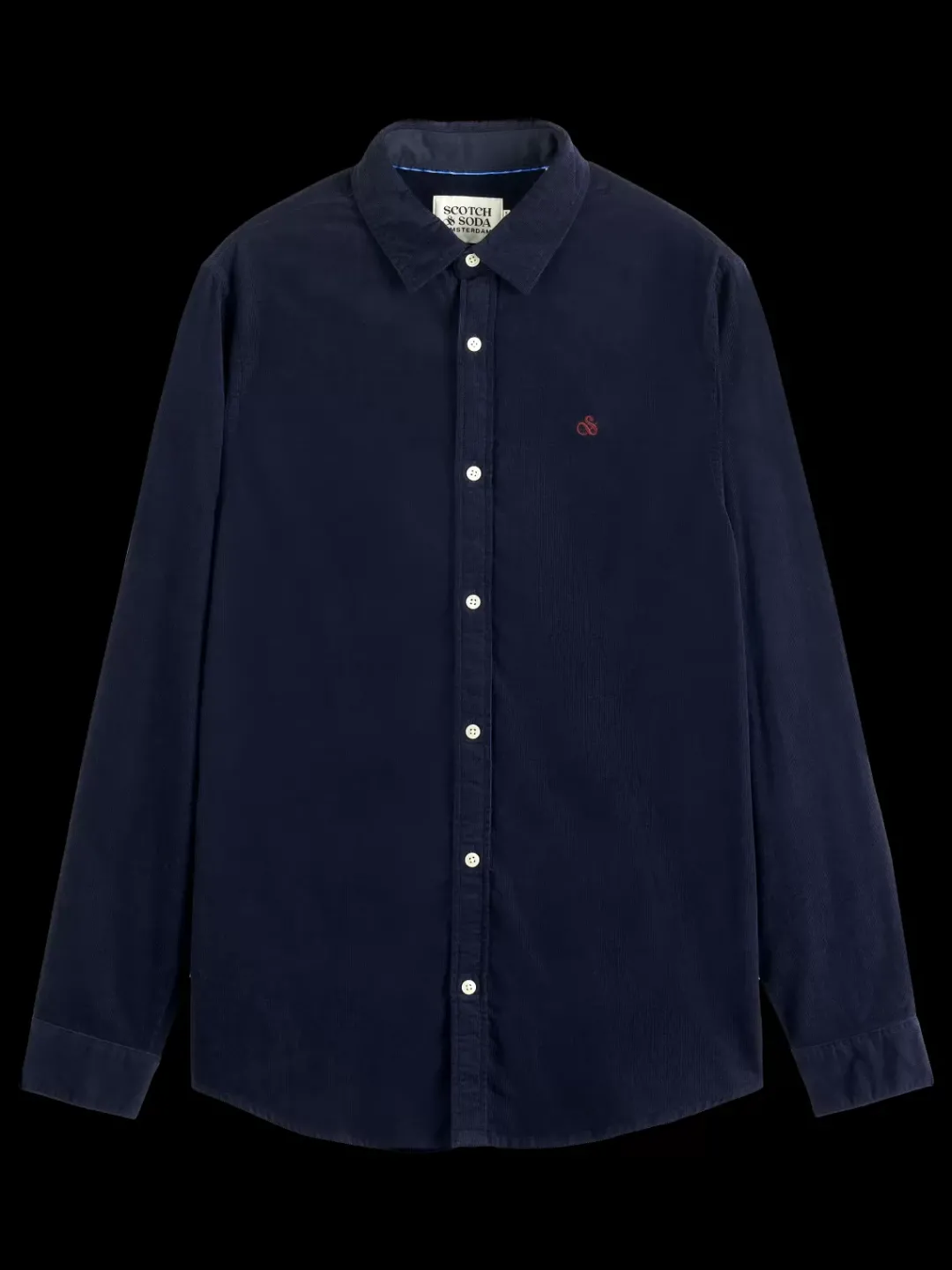 Sale Scotch & Soda Corduroy Shirt NAVY