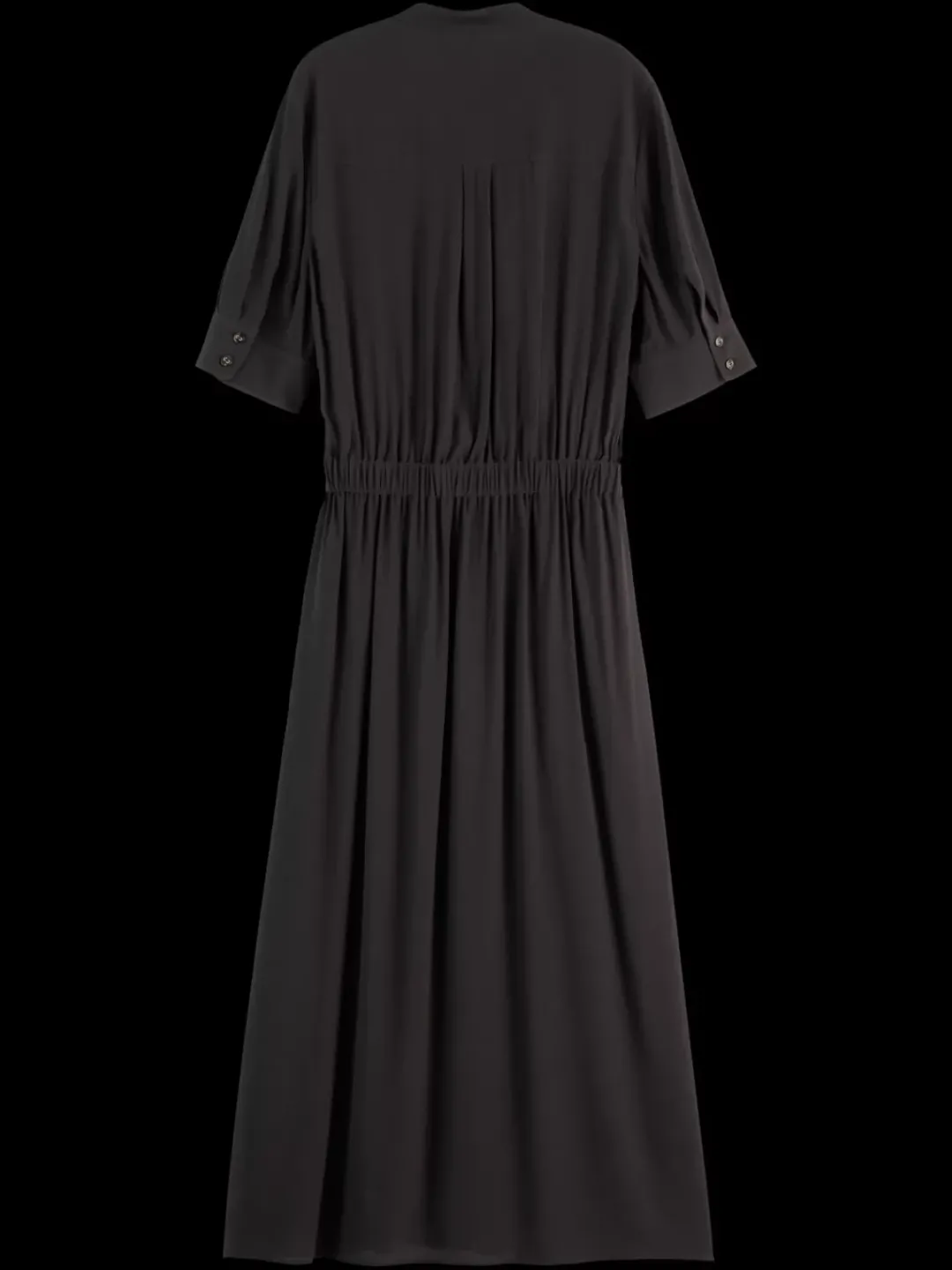 New Scotch & Soda CREPE MIDI DRESS WITH CHEST POCKETS
