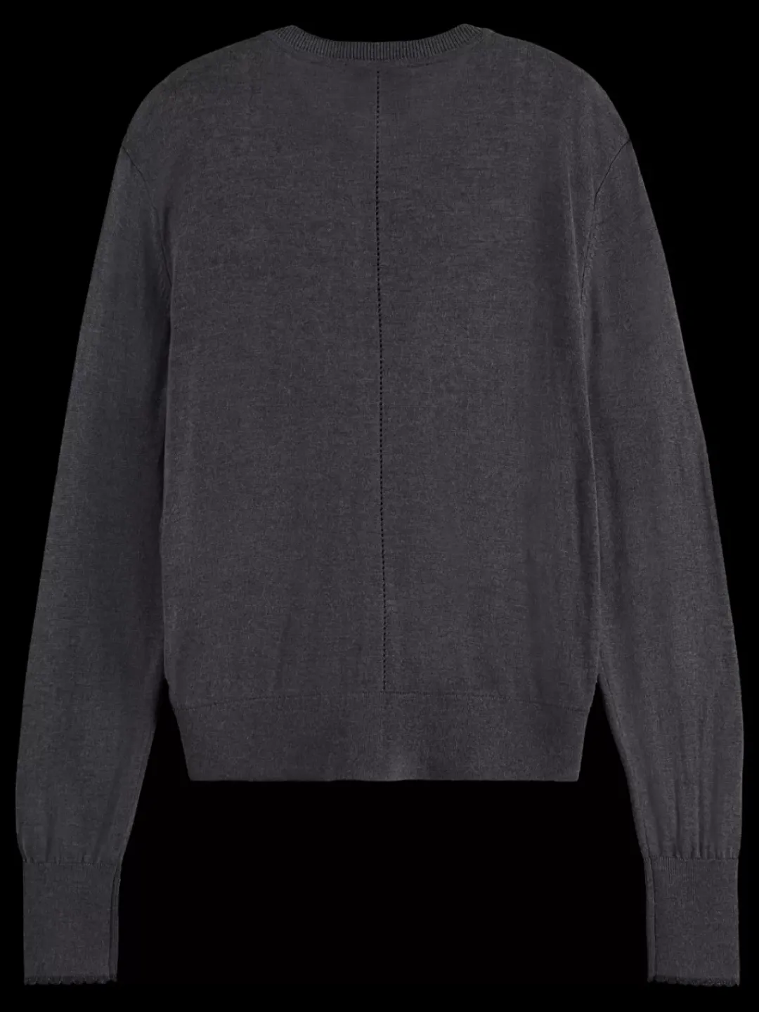 Clearance Scotch & Soda CREW NECK RELAXED CARDIGAN CharcoalMelange