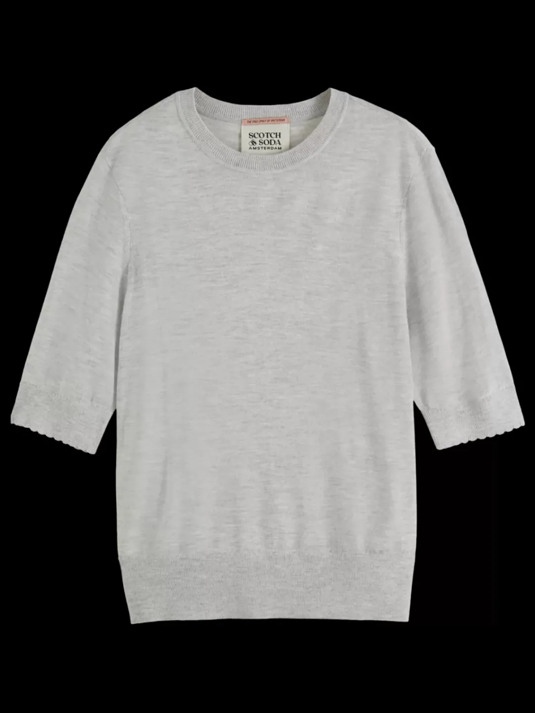 Outlet Scotch & Soda CREW NECK SHORT SLEEVED PULLOVER