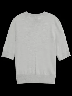 Outlet Scotch & Soda CREW NECK SHORT SLEEVED PULLOVER