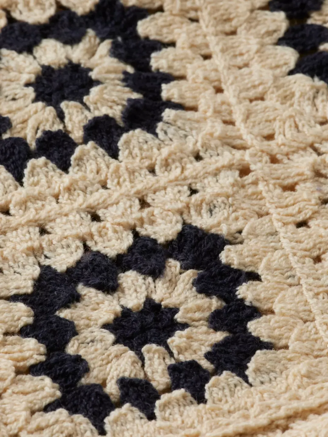 Online Scotch & Soda Crochet knitted shirt long sleeves ParchmentGeoFlower