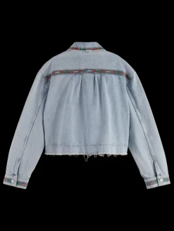 New Scotch & Soda CROPPED DENIM JACKET - SEA STAR SeaStar