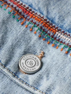New Scotch & Soda CROPPED DENIM JACKET - SEA STAR SeaStar
