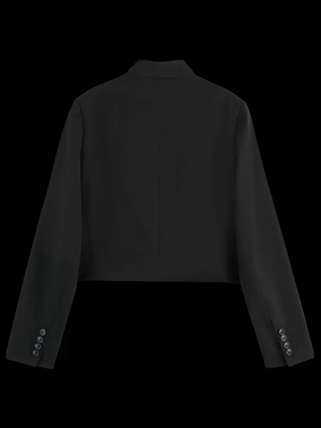 Discount Scotch & Soda CROPPED TAILORED GABARDINE BLAZER EveningBlack