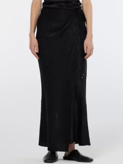 Hot Scotch & Soda Crushed Satin Skirt