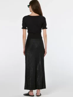 Hot Scotch & Soda Crushed Satin Skirt