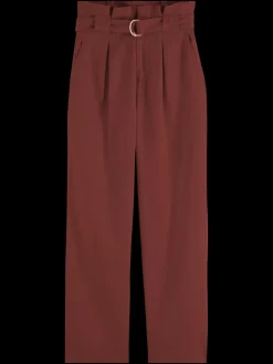 Fashion Scotch & Soda DAISY - HIGH RISE STRAIGHT LEG PAPER BAG PANT