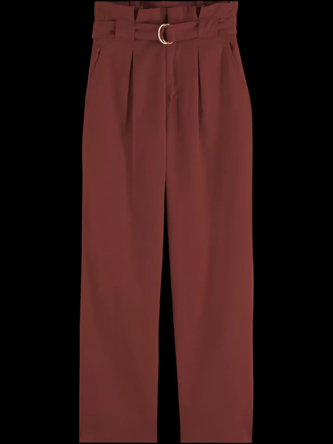 Fashion Scotch & Soda DAISY - HIGH RISE STRAIGHT LEG PAPER BAG PANT