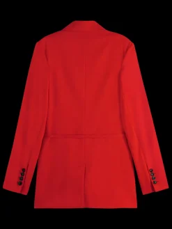 Hot Scotch & Soda DB BLAZER WITH BELT DETAIL FlameRed