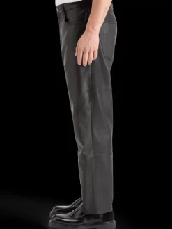 Best Scotch & Soda DEAN LEATHER 5-POCKET PANTS Black